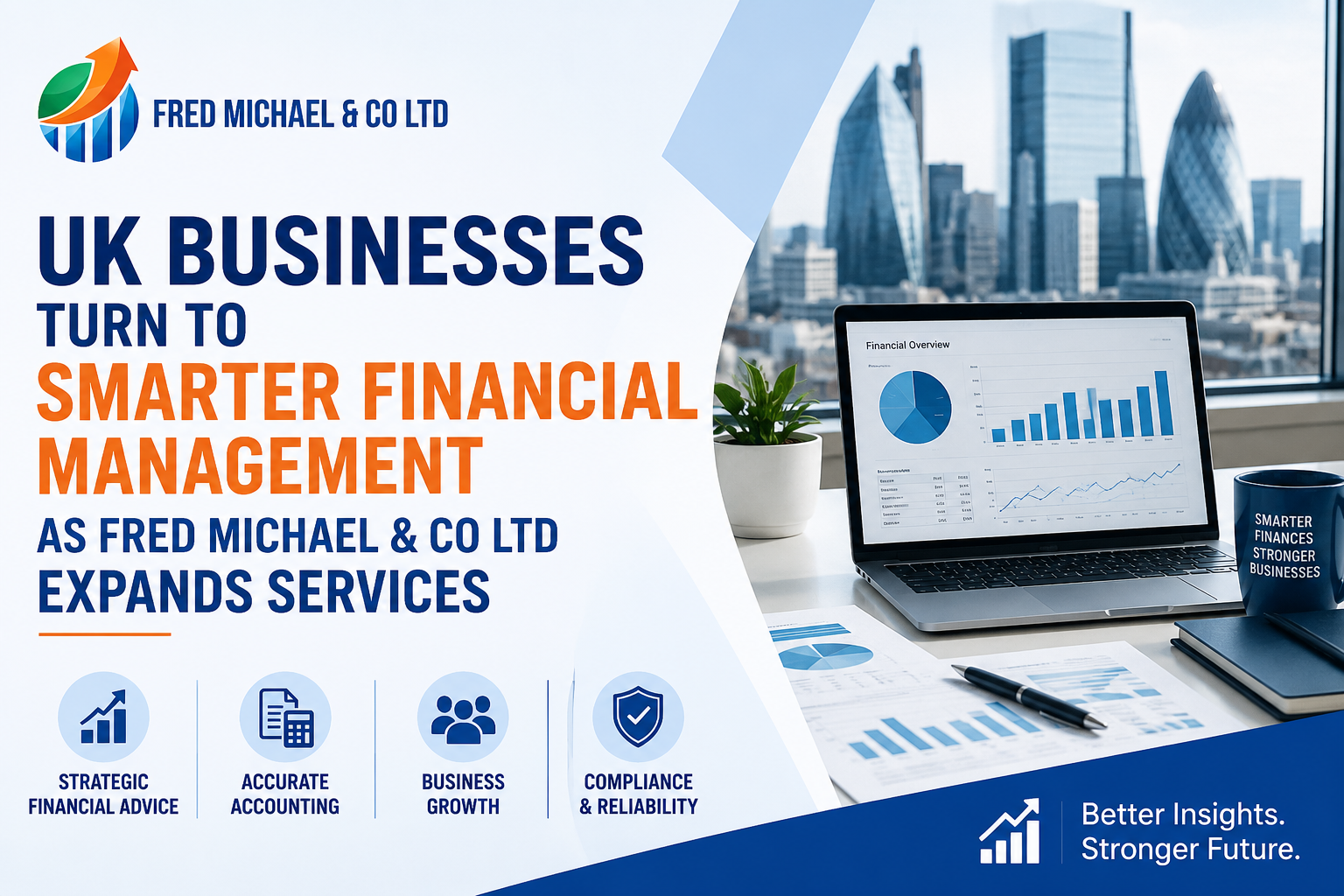 UK Businesses Turn to Smarter Financial Management as Fred Michael & Co Ltd Expands Services