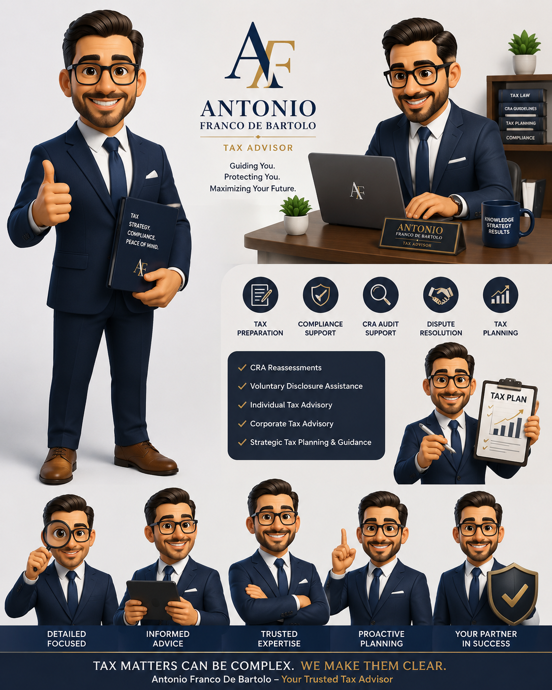 Antonio Franco De Bartolo Helps Individuals and Businesses Navigate Complex Tax Challenges with Confidence