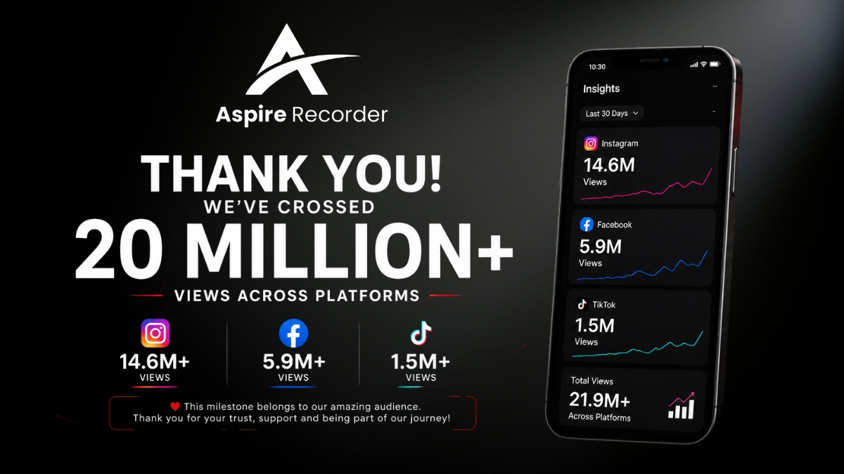 Aspire Recorder digital media platform