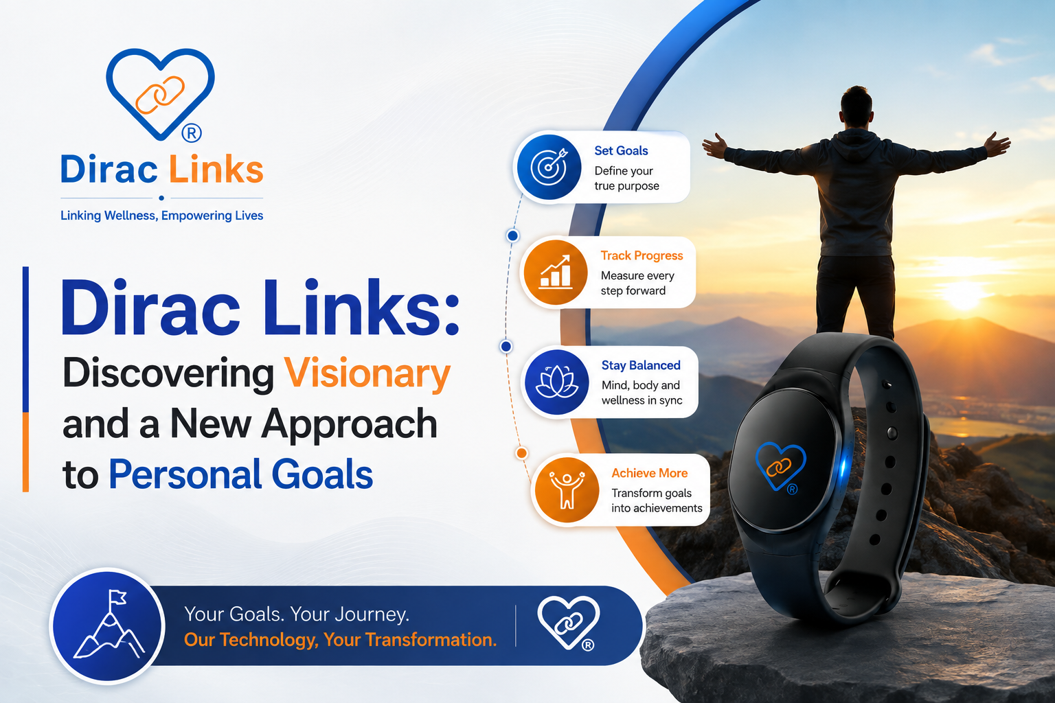 Dirac Links: Discovering Visionary and a New Approach to Personal Goals