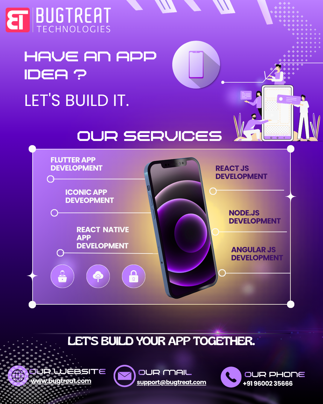 From App Idea to Digital Reality: Bugtreat Technologies Delivers Custom Mobile App Development Solutions