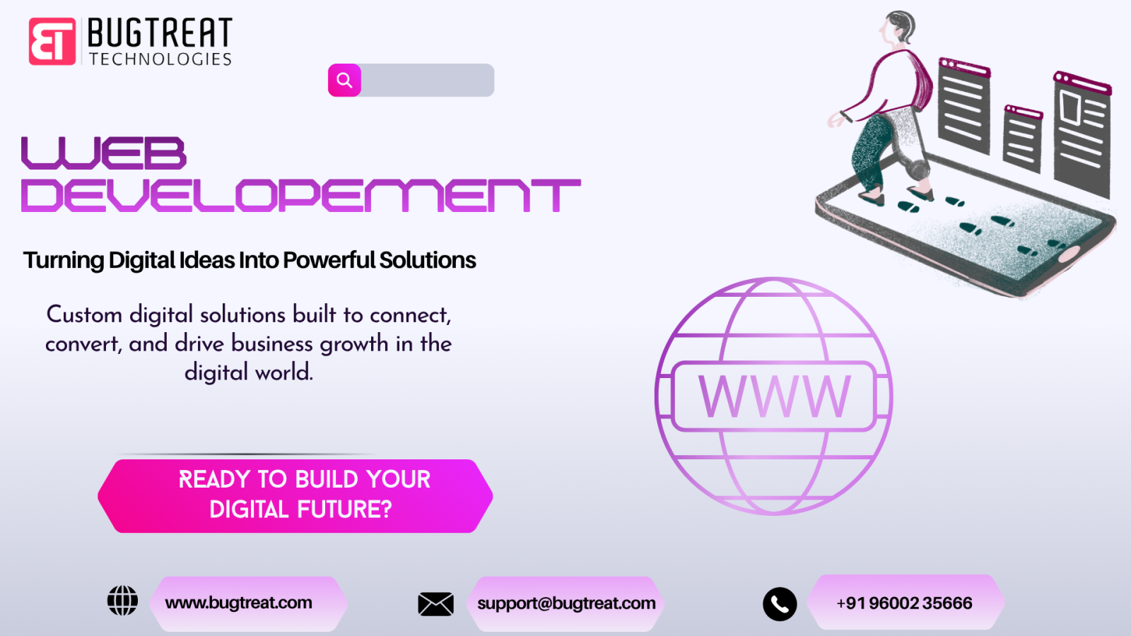 From Ideas to Impact: Bugtreat Technologies Delivers Custom Web Solutions for Modern Businesses
