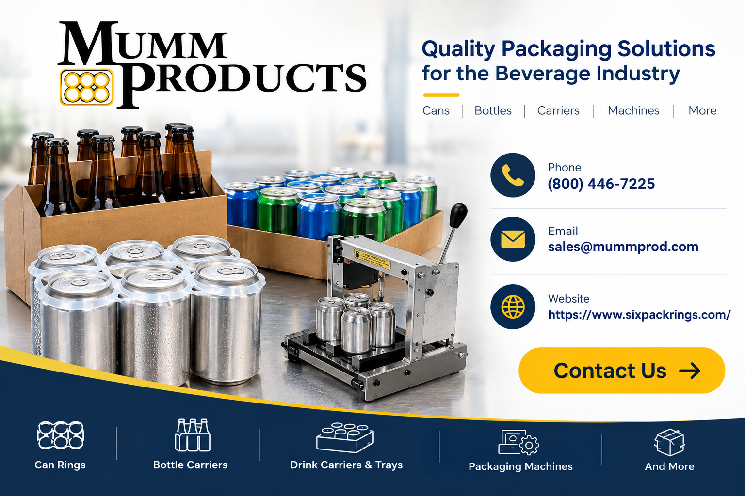 beverage packaging solutions for cans and bottles