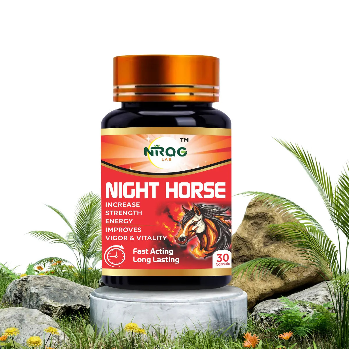 Nirog Lab Night Horse Capsule Ayurvedic herbal wellness product for men