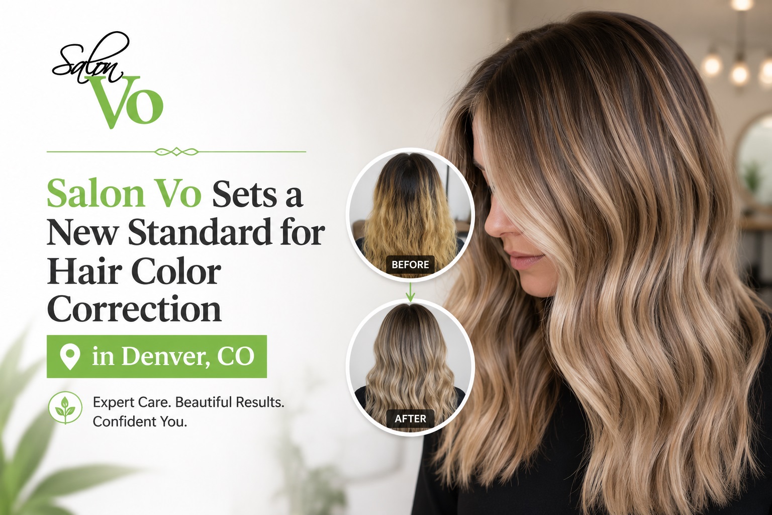 Salon Vo Sets a New Standard for Hair Color Correction in Denver, CO