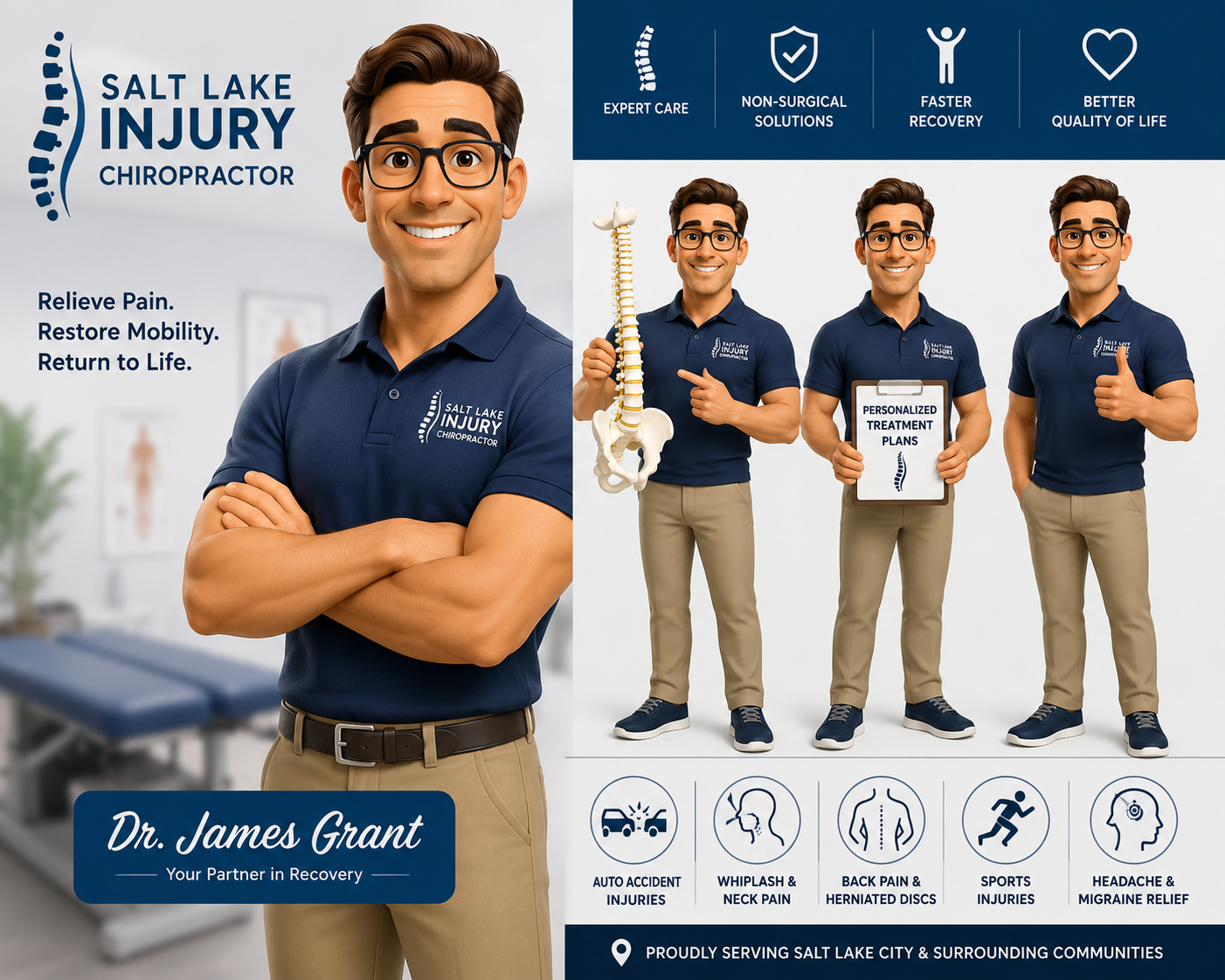 Why Patients Consider Dr. James Grant Among the Best Chiropractors in Salt Lake City for Whiplash Treatment